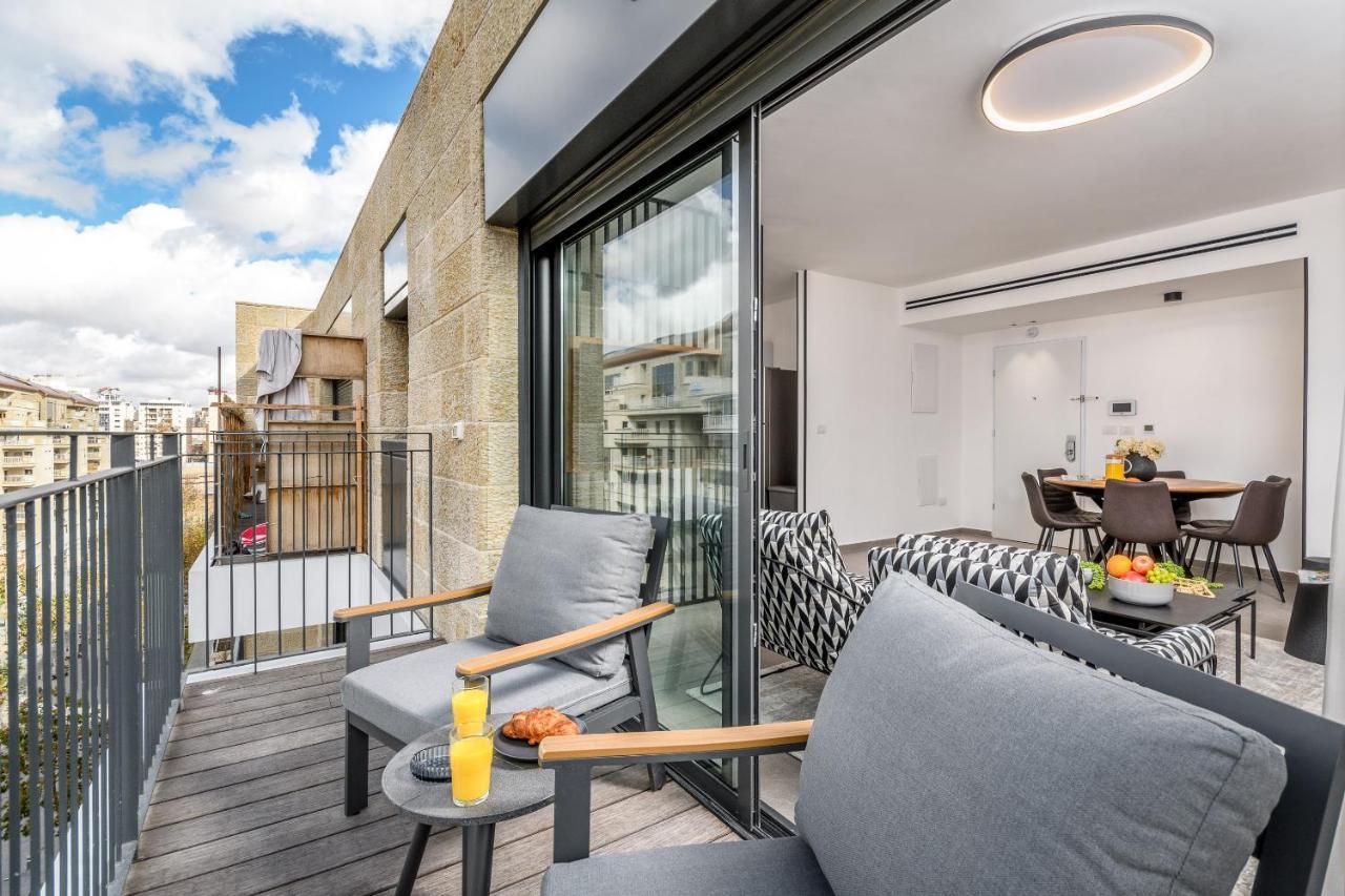 Luxurious Huge 2Bdr&2Bth W Parking- Mahne Yehuda Sea-U 耶路撒冷 外观 照片
